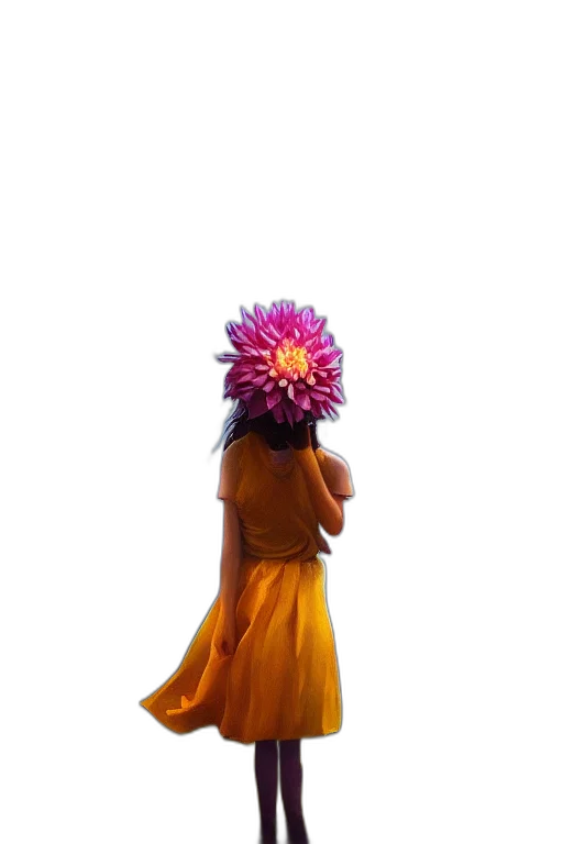 flower, dress, crown, umbrella transparent PNG cut-out