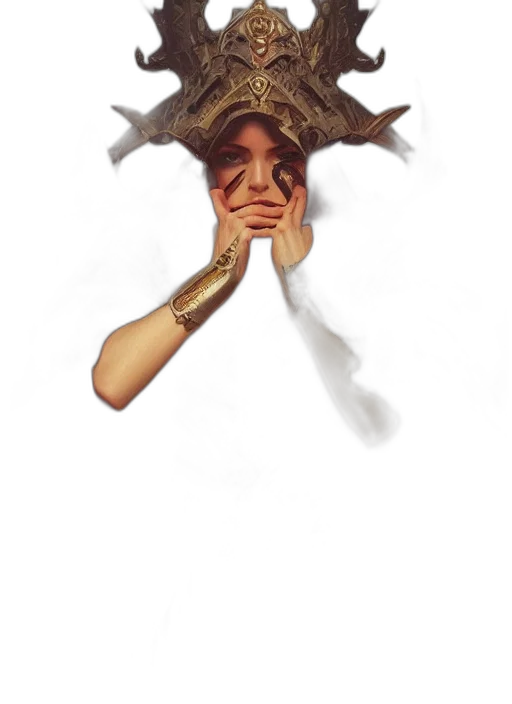 hat, mask, crown, face transparent PNG cut-out