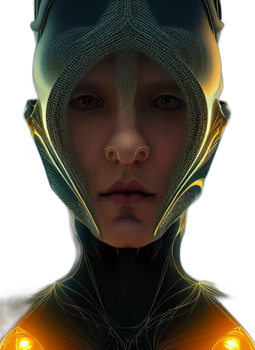 face, robot, mask, creature transparent PNG cut-out
