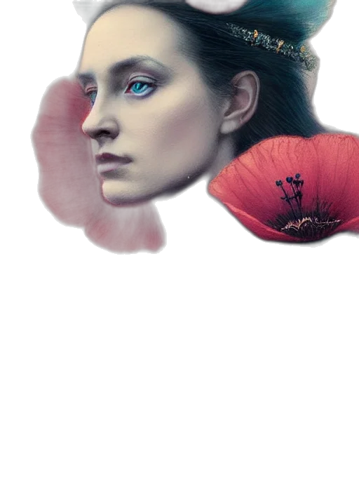 face, mask, crown, jewelry transparent PNG cut-out