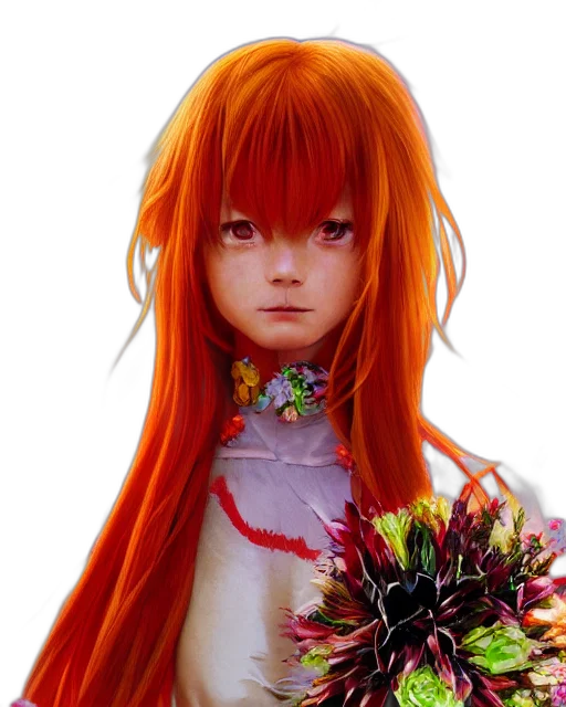 flower, photorealistic, fantasy art, anime transparent PNG cut-out