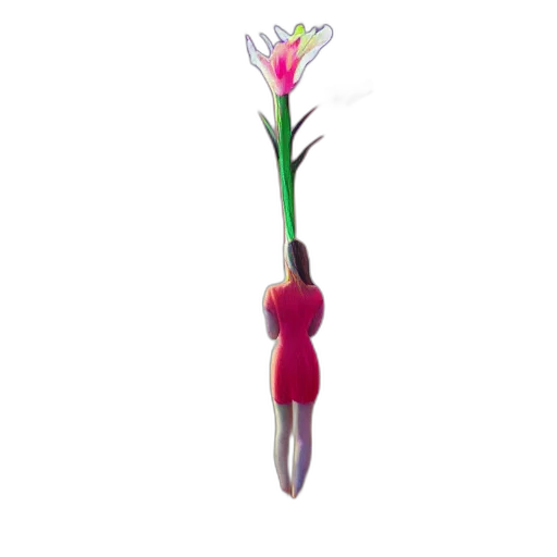 flower, staff, umbrella, jewelry transparent PNG cut-out