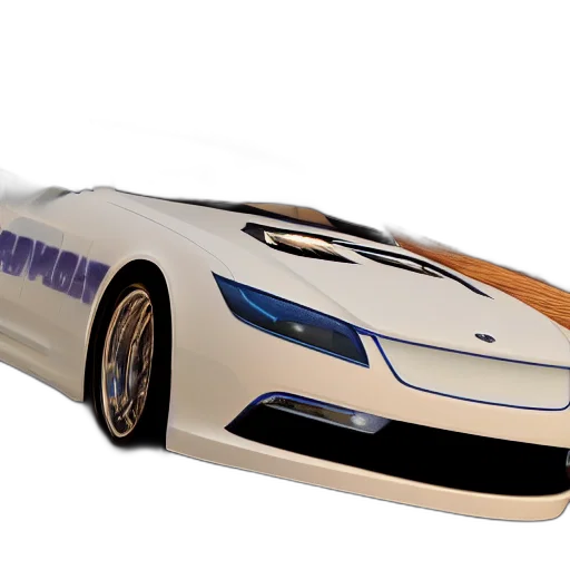 car, weapon, 3d render, concept art transparent PNG cut-out