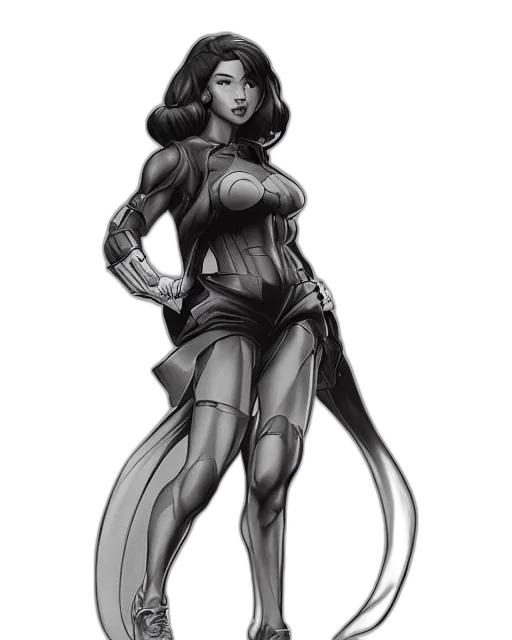 comic book art, concept art, fantasy art, pencil sketch transparent PNG cut-out