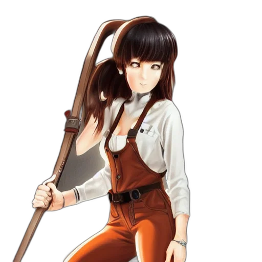 staff, weapon, sword, jacket transparent PNG cut-out
