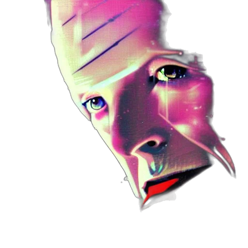 robot, face, mask, creature transparent PNG cut-out