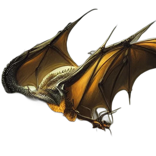 dragon, creature, animal, staff transparent PNG cut-out