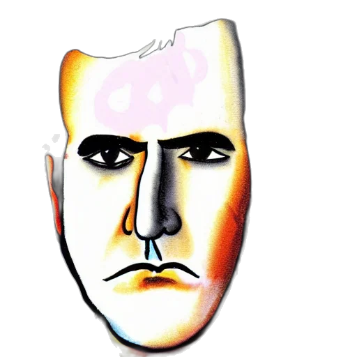 mask, face, robot, photorealistic transparent PNG cut-out