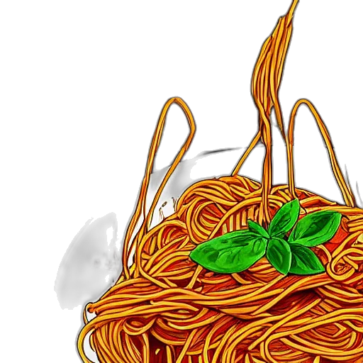 food, photorealistic, 3d render, pixel art transparent PNG cut-out