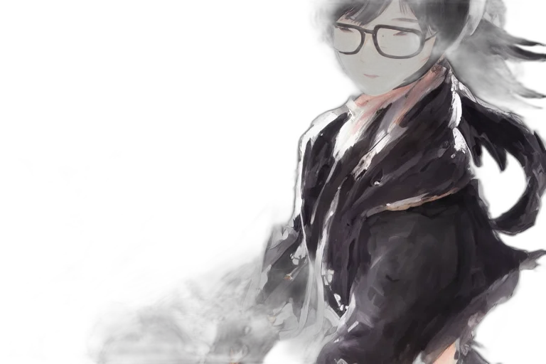 jacket, staff, mask, watercolor transparent PNG cut-out