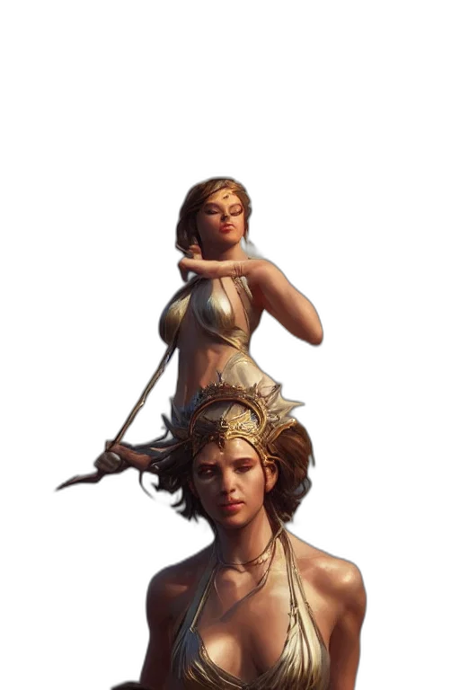 staff, crown, weapon, sword transparent PNG cut-out