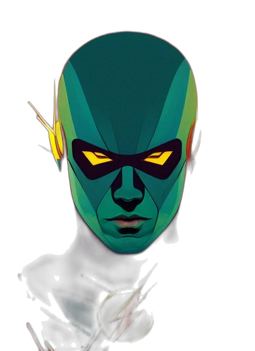 mask, face, comic book art, concept art transparent PNG cut-out