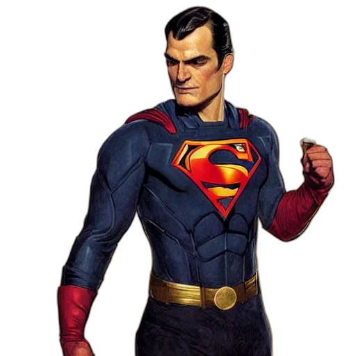 comic book art, concept art, cartoon, 3d render transparent PNG cut-out