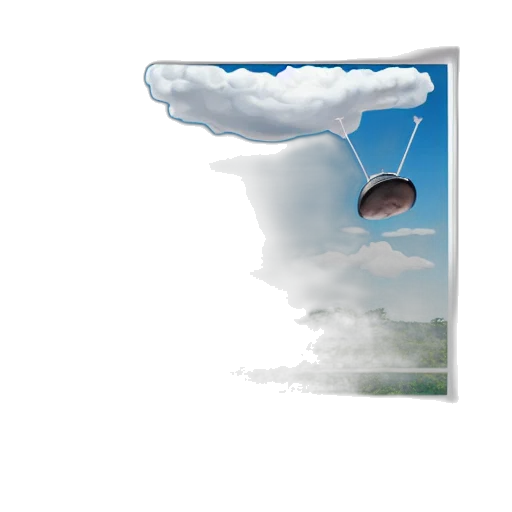 umbrella, hat, face, staff transparent PNG cut-out