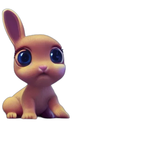 animal, creature, staff, 3d render transparent PNG cut-out
