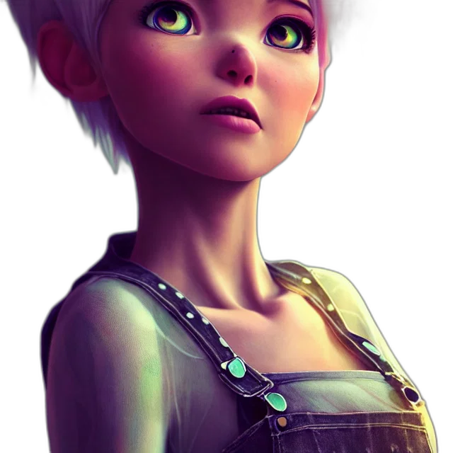 face, dress, robot, staff transparent PNG cut-out