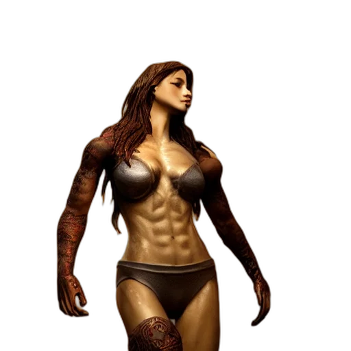 robot, concept art, 3d render, fantasy art transparent PNG cut-out