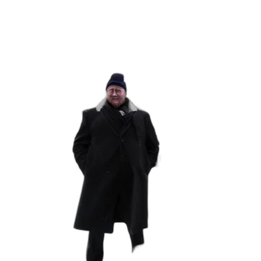 jacket, staff, hat, umbrella transparent PNG cut-out