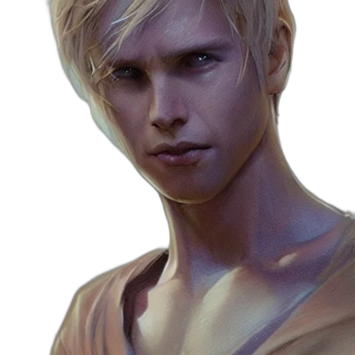 face, fantasy art, photorealistic, concept art transparent PNG cut-out