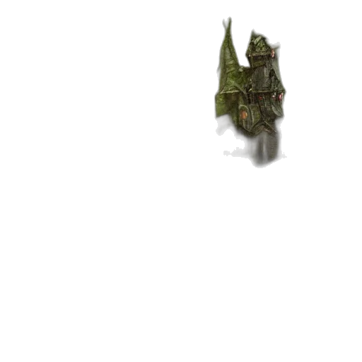 building, dragon, staff, weapon transparent PNG cut-out