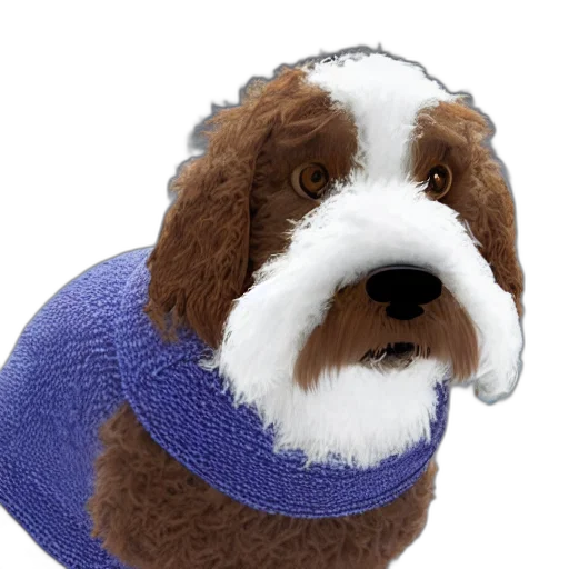 animal, hat, jacket, staff transparent PNG cut-out