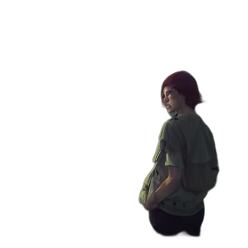 jacket, creature, face, robot transparent PNG cut-out