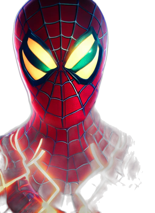 mask, comic book art, concept art, 3d render transparent PNG cut-out