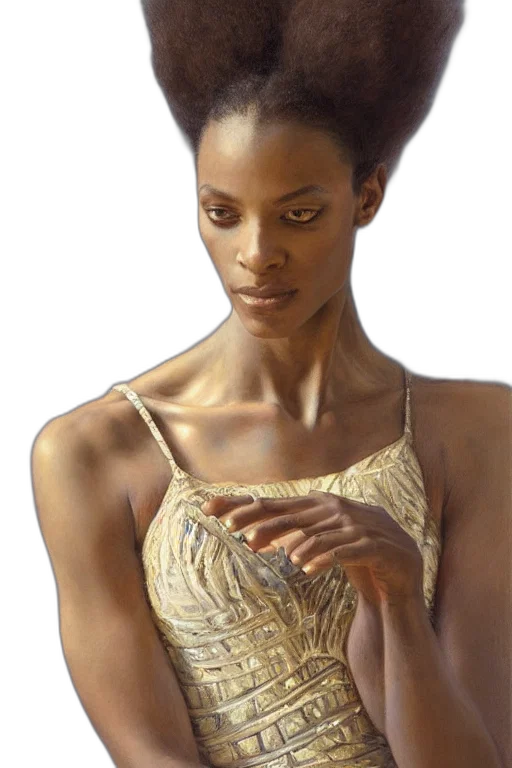 jewelry, dress, crown, oil painting transparent PNG cut-out