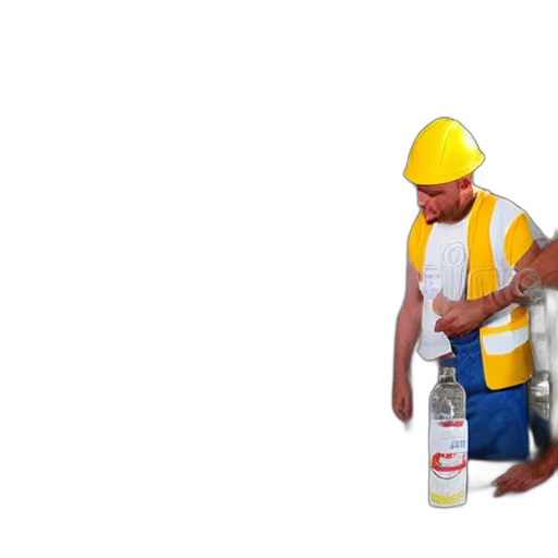 bottle, staff, robot, weapon transparent PNG cut-out