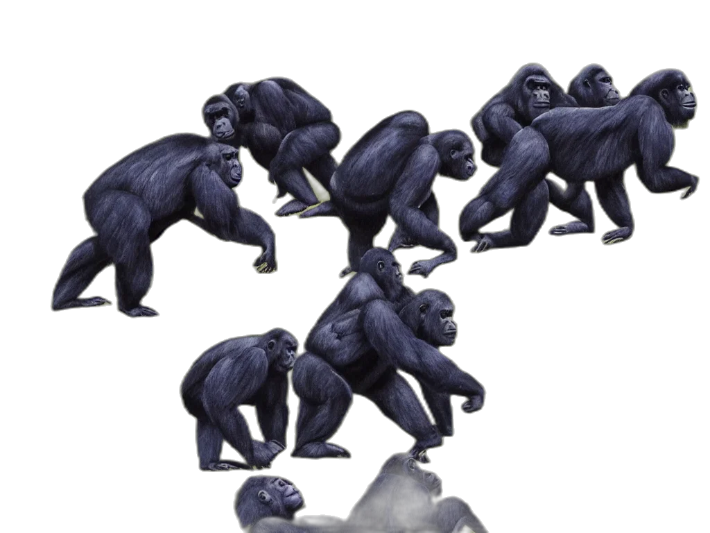 animal, creature, concept art, 3d render transparent PNG cut-out