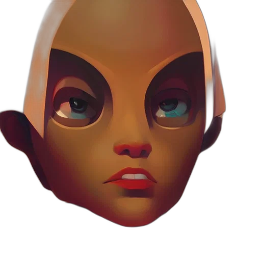 mask, face, robot, creature transparent PNG cut-out