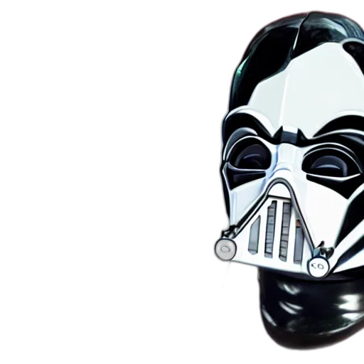 mask, concept art, comic book art, 3d render transparent PNG cut-out