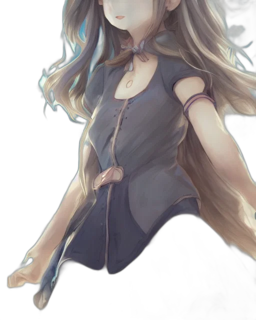 staff, dress, hair, sword transparent PNG cut-out