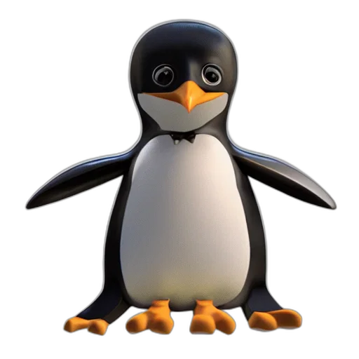animal, creature, staff, 3d render transparent PNG cut-out