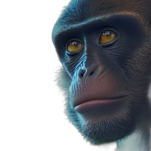 animal, face, creature, staff transparent PNG cut-out