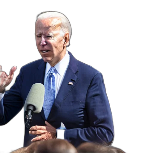 joe, biden, front, igloo transparent PNG cut-out