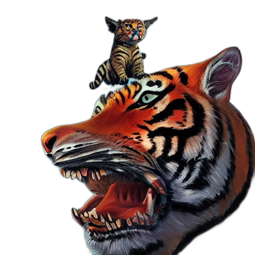 animal, creature, photorealistic, concept art transparent PNG cut-out