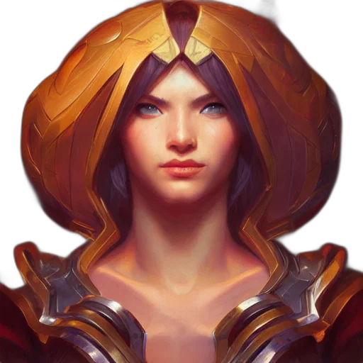 face, crown, fantasy art, concept art transparent PNG cut-out