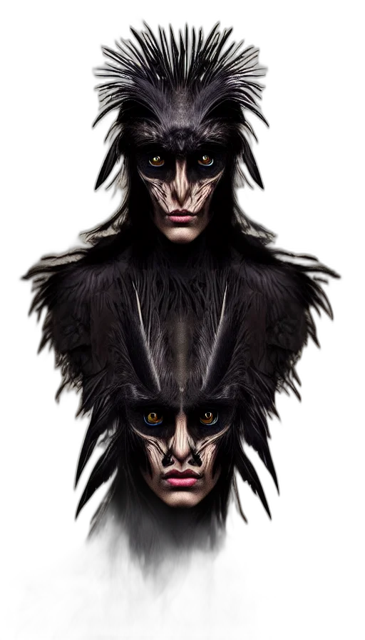 mask, face, creature, animal transparent PNG cut-out