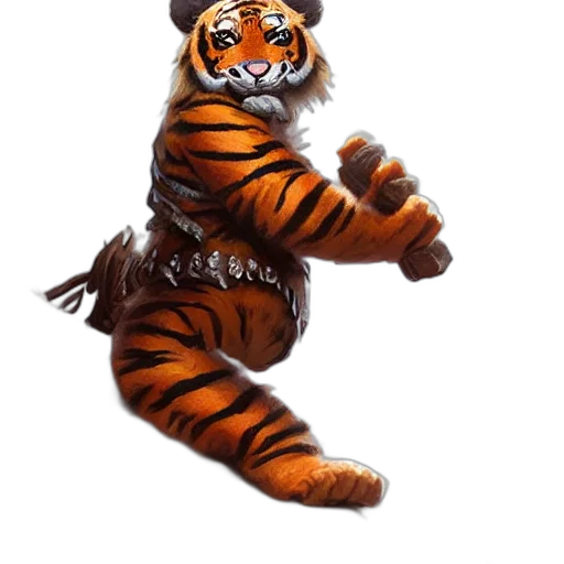 animal, creature, staff, 3d render transparent PNG cut-out