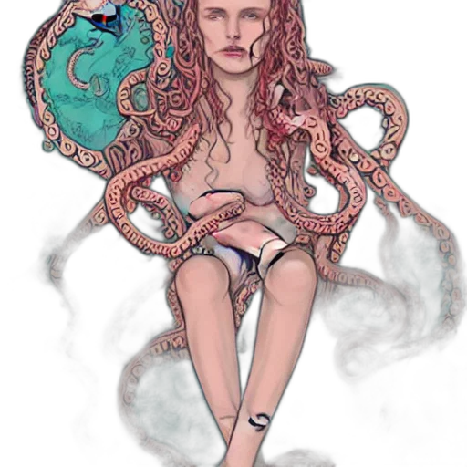 creature, fantasy art, concept art, pixel art transparent PNG cut-out