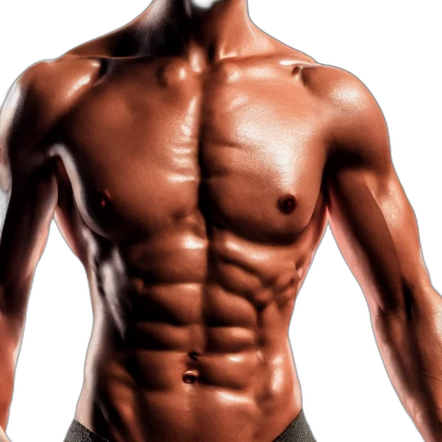 photorealistic, 3d render, fit, body transparent PNG cut-out