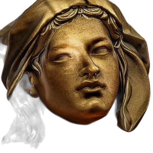 mask, face, crown, jewelry transparent PNG cut-out