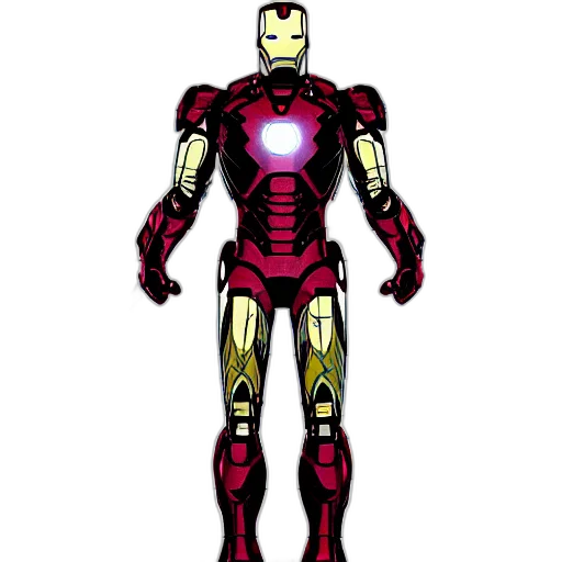 robot, comic book art, pixel art, concept art transparent PNG cut-out