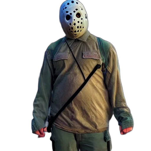 mask, jacket, creature, face transparent PNG cut-out