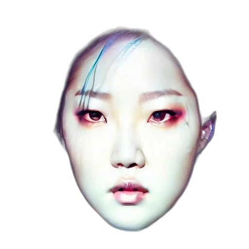 mask, face, robot, creature transparent PNG cut-out