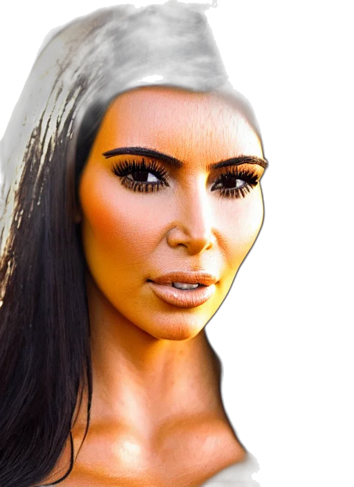 face, hair, mask, crown transparent PNG cut-out