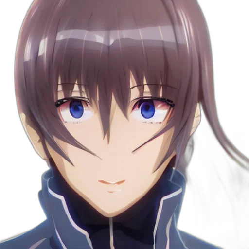 face, anime, photorealistic, concept art transparent PNG cut-out