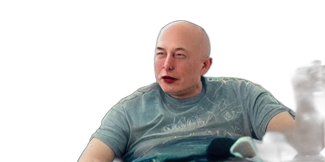 face, robot, creature, hair transparent PNG cut-out