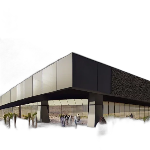 building, 3d render, concept art, architectural transparent PNG cut-out
